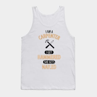 Wood Carpenter Joiner Woodcutter Craftsman Tank Top